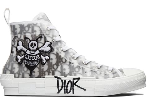 dior and shawn b23 high-top|Dior and shawn bee embroidery.